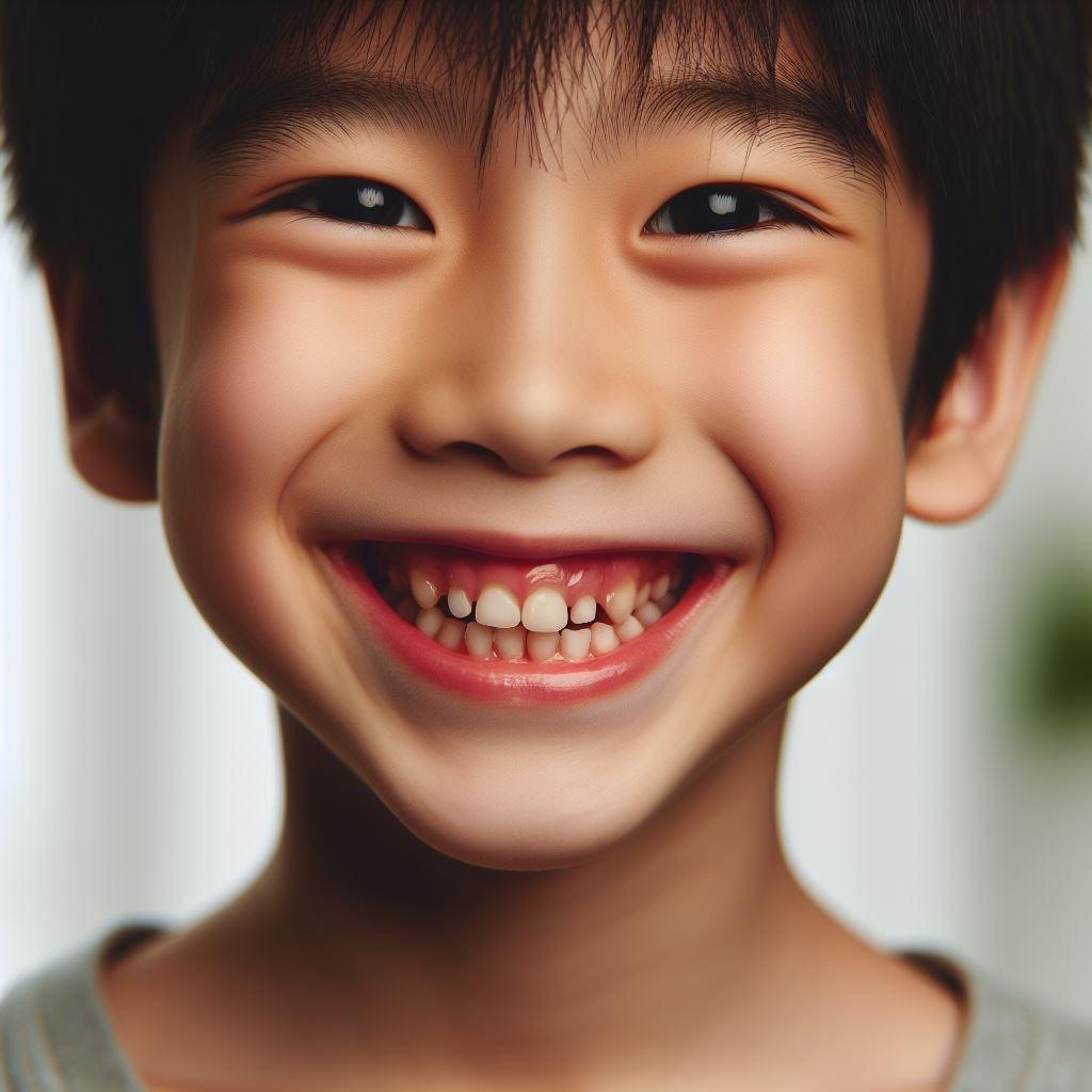 child needing braces