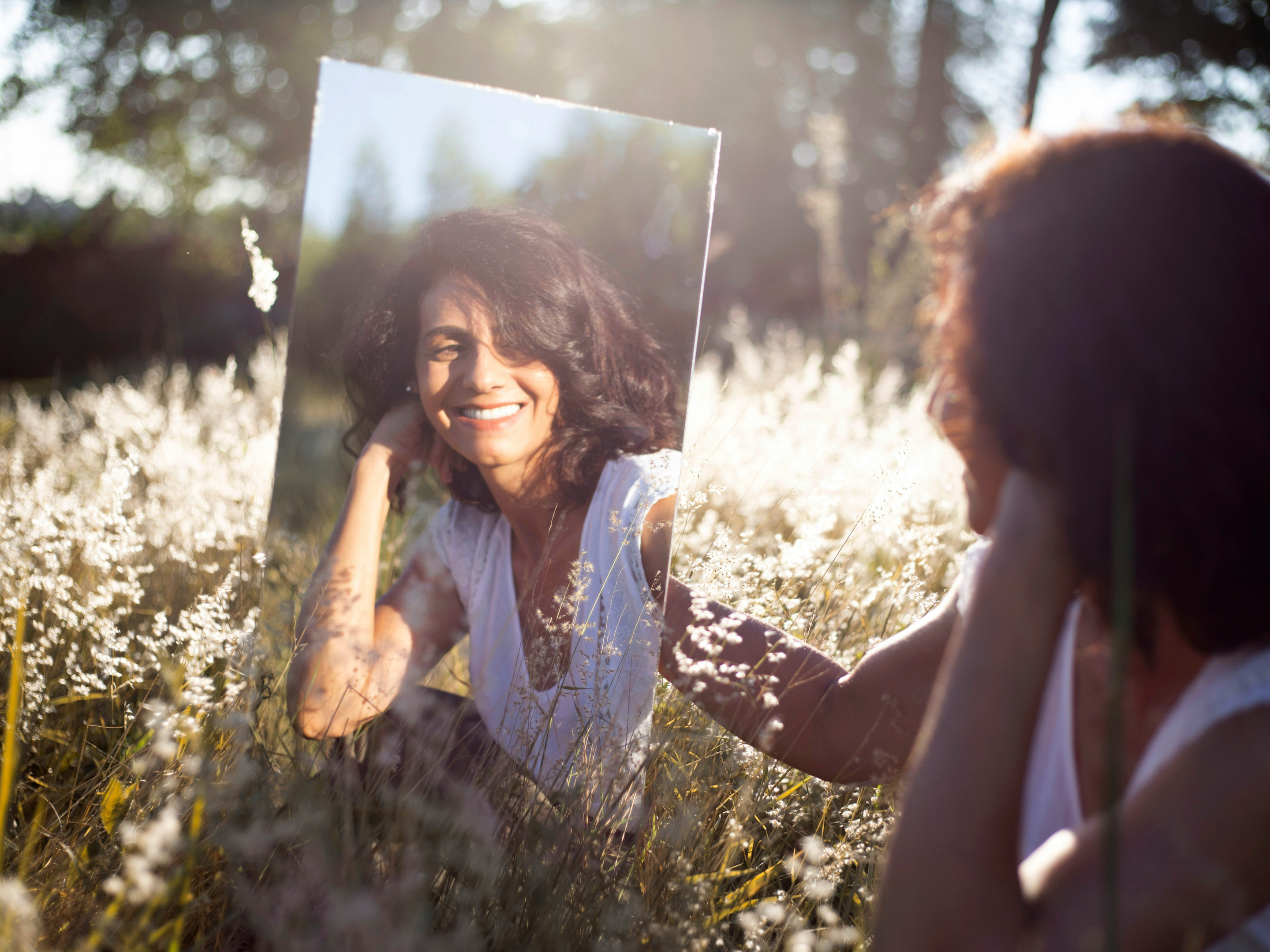 A mom happy there are payment options for her monthly payment plan for Invisalign