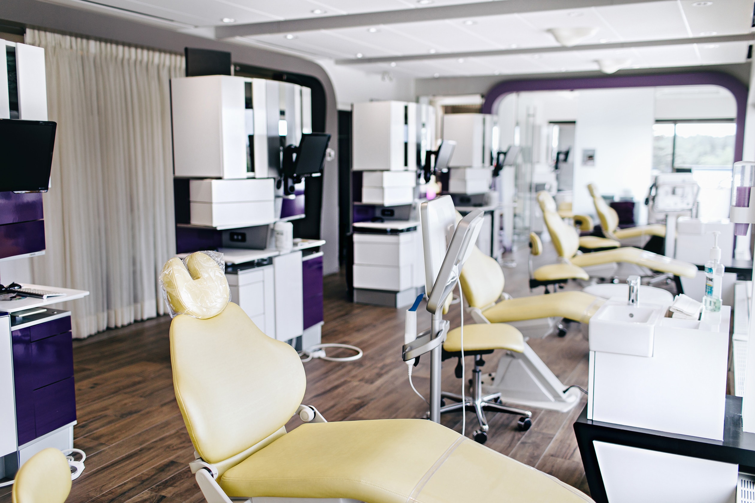 interior shot of Impact Orthodontics treatment area in Calgary, AB 