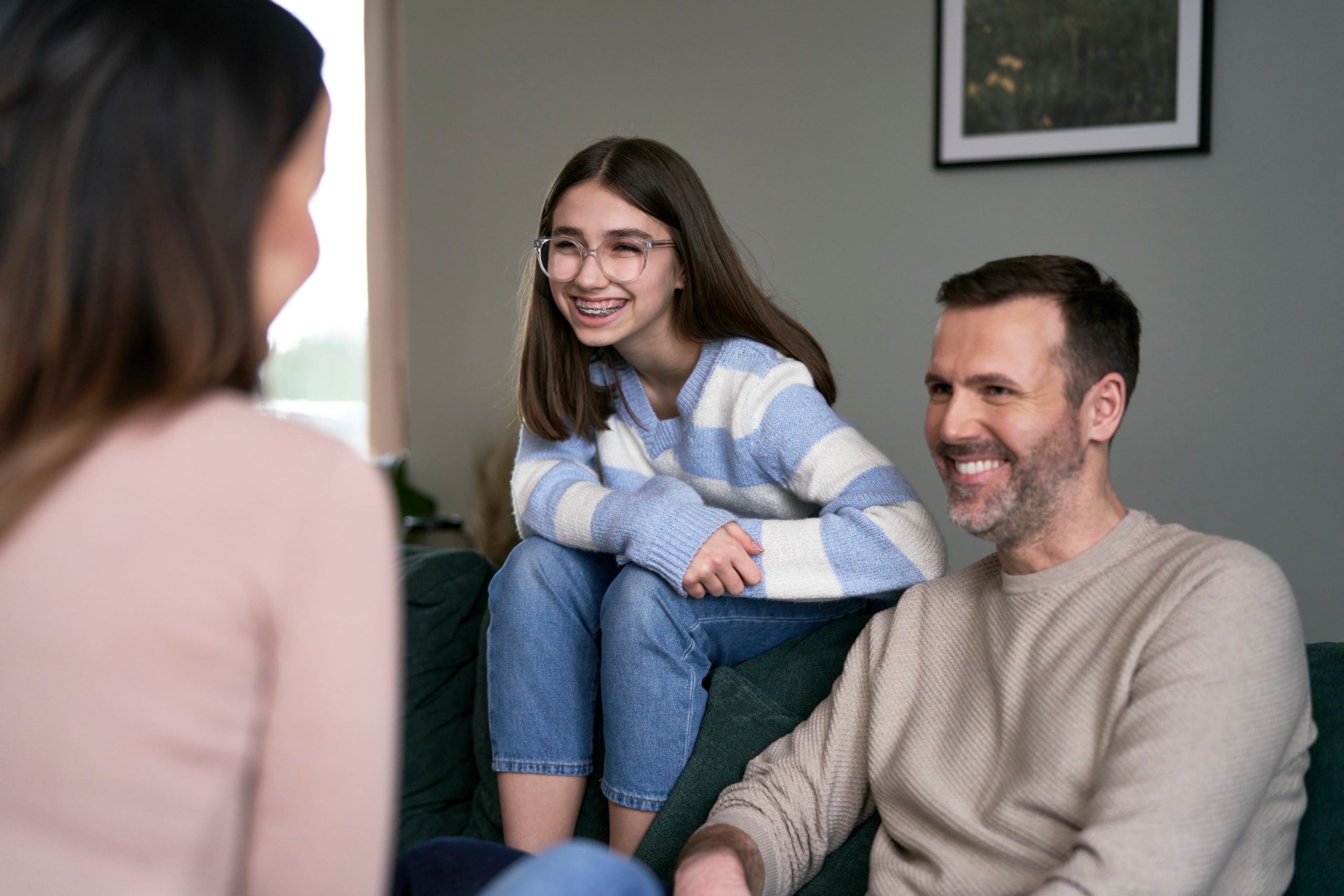 a family smiling about booking a free consultation today