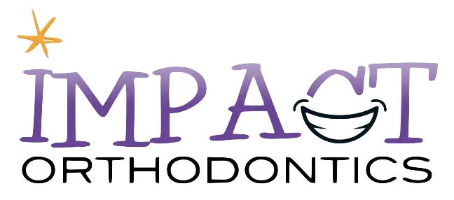 purple Impact Orthodontics logo