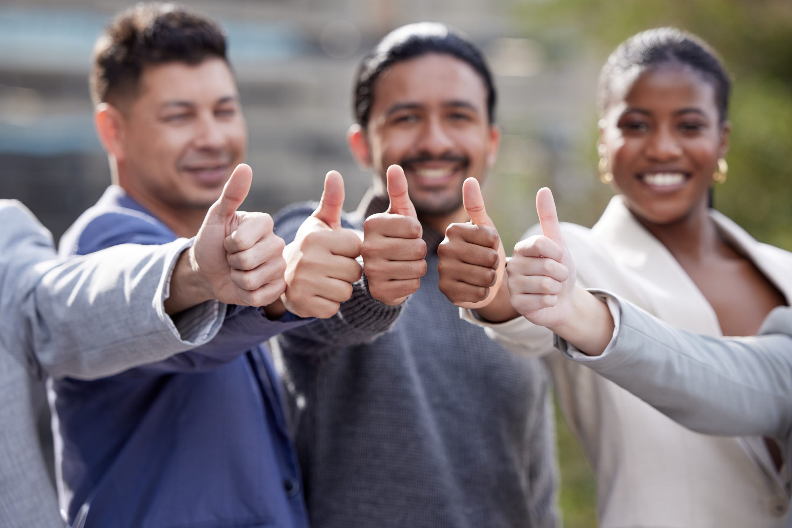 People smiling from excellent service at Impact Orthodontics