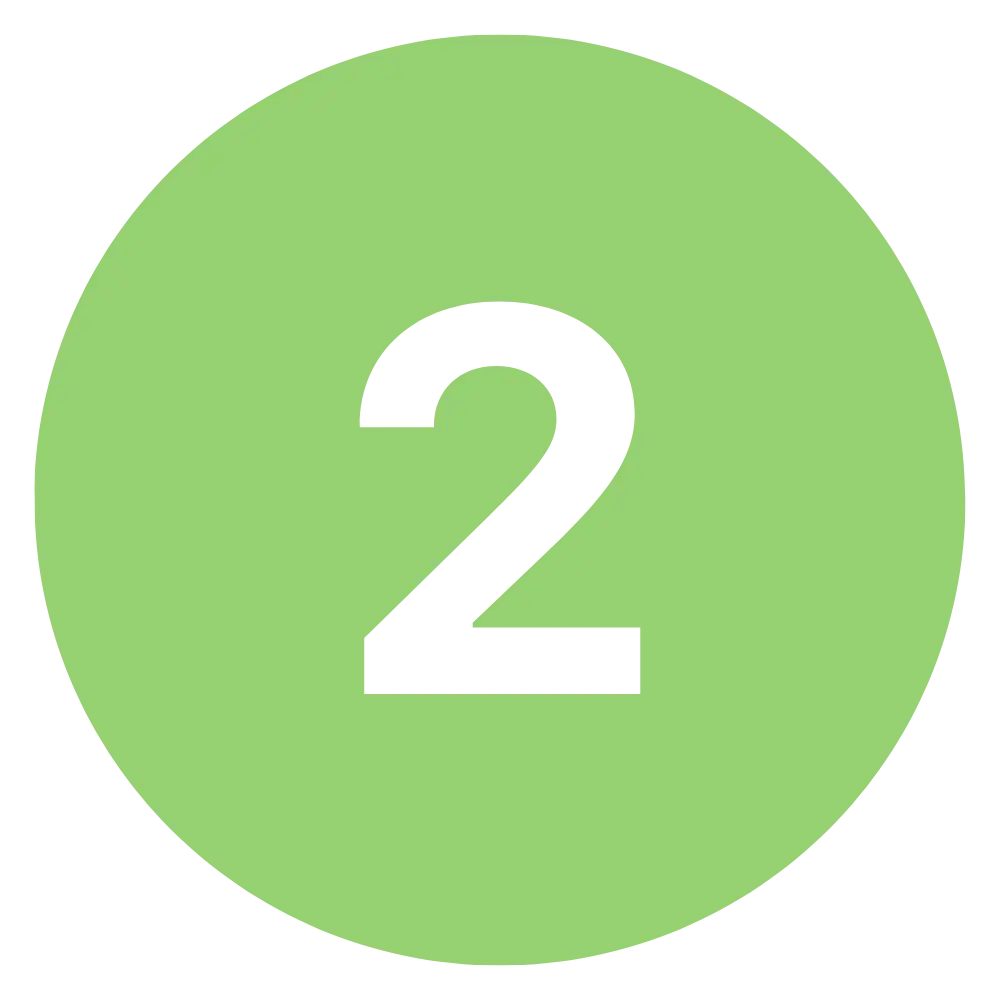 green number 2 icon