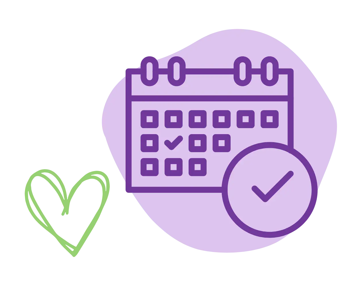 purple calendar icon