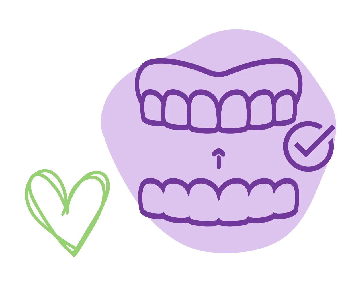 purple retainer icon