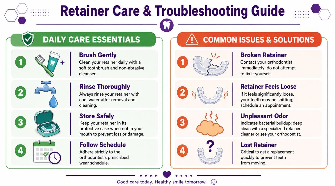 How to Care For and Troubleshoot Retainers